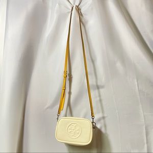 Tory Burch Perry Bombe Mini Bag White